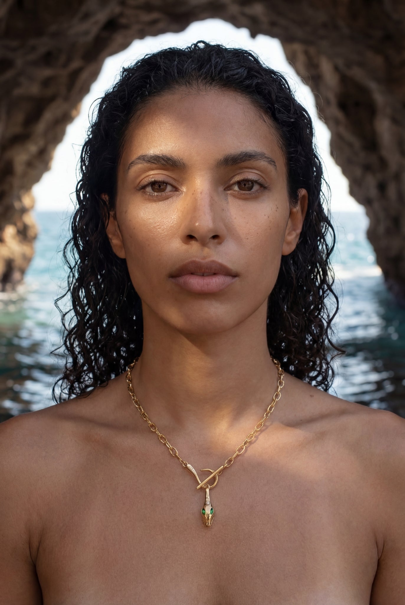 Sirena Snake Chain Necklace