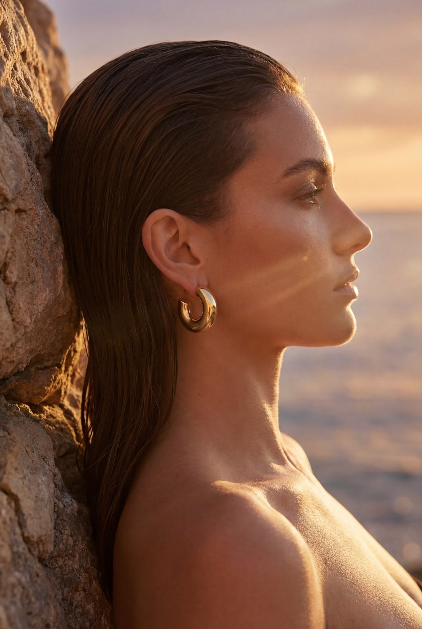 Solmare Hoop Earrings