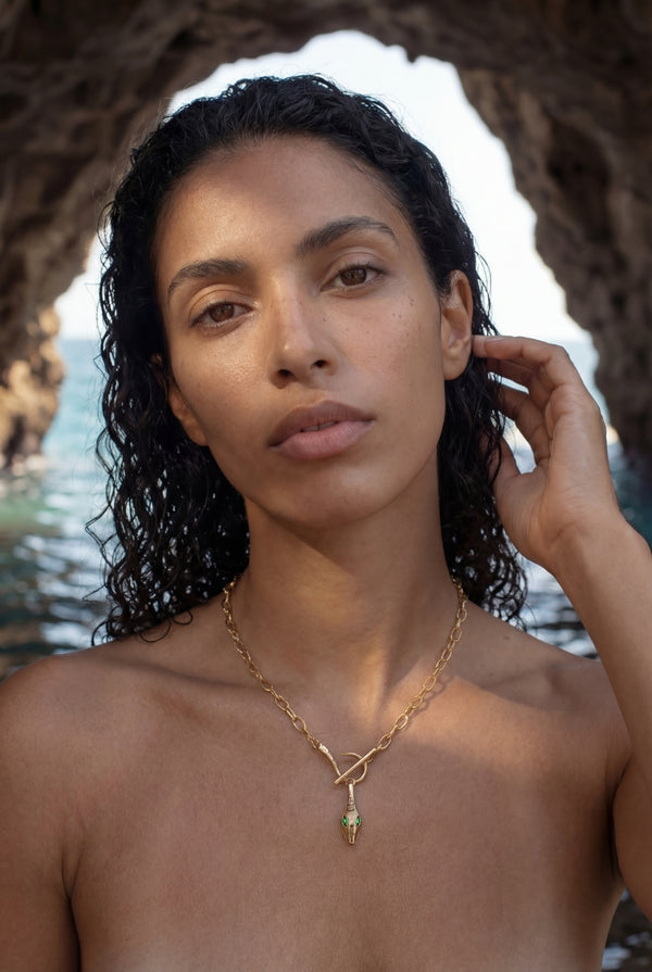 Sirena Snake Chain Necklace